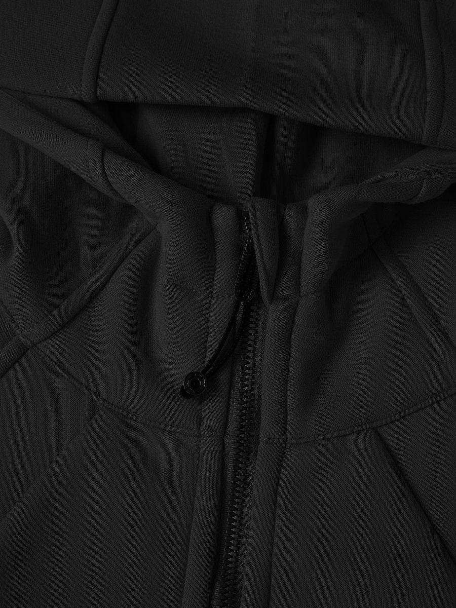 Moon Oath | Cropped Zip-Through Hoodie