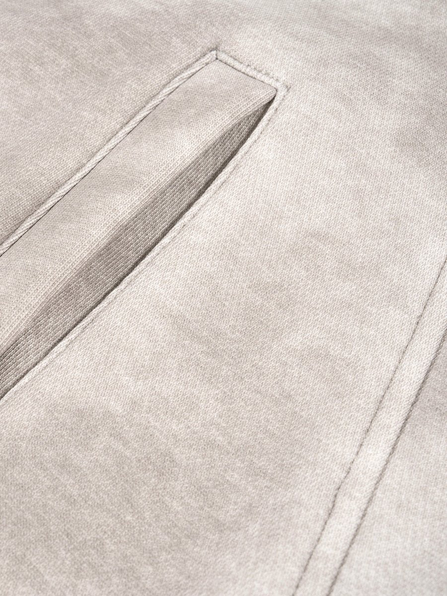 Dirty Washed Zip-Up Fleece Hoodie For Women