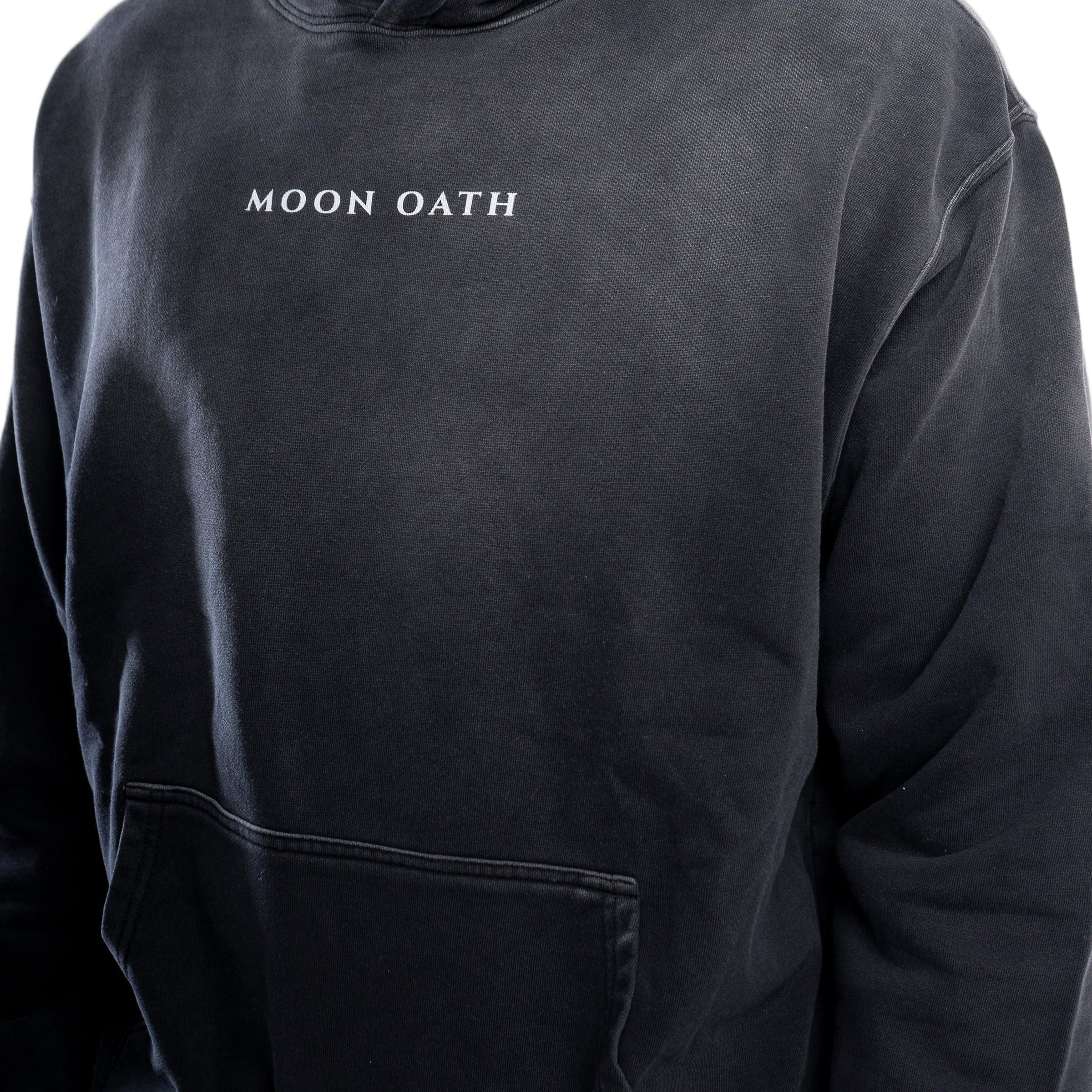  S Moon Oath | Handcrafted Monkey Wash Oversized Hoodie