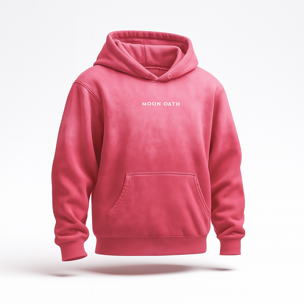  S Moon Oath | Handcrafted Monkey Wash Oversized Hoodie