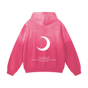 Moon Oath | Handcrafted Monkey Wash Oversized Hoodie