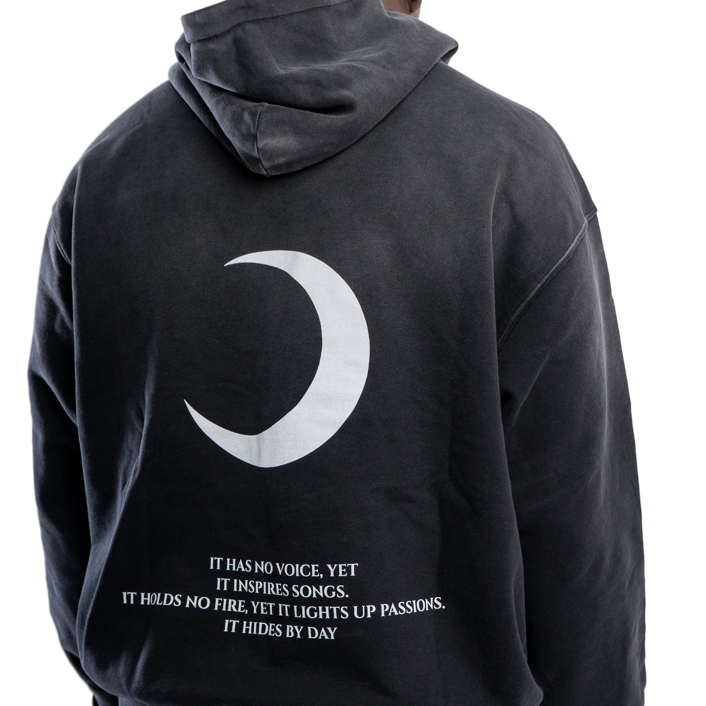 Moon Oath | Handcrafted Monkey Wash Oversized Hoodie