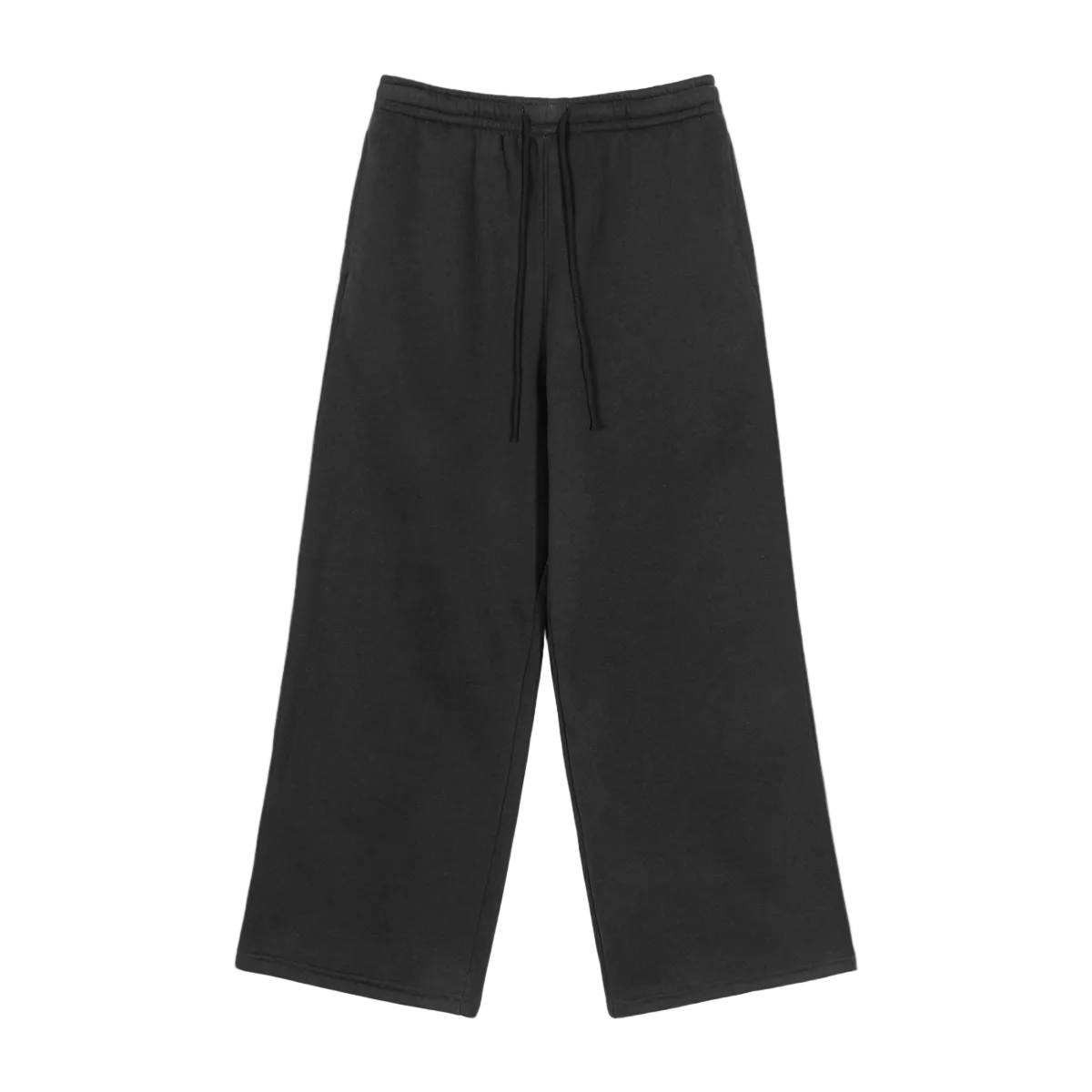  S Moon Oath | Fleece Drawstring Straight-Leg Sweatpants For Men