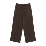 Brown / S Fleece Drawstring Straight-Leg Sweatpants For Women