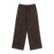 Brown / S Fleece Drawstring Straight-Leg Sweatpants For Women