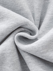 Moon Oath | Men Contrast-Stitched Boxy Fleece Zip Hoodie