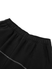 Moon Oath | Men's Contrast-Stitched Fleece Sweatpants