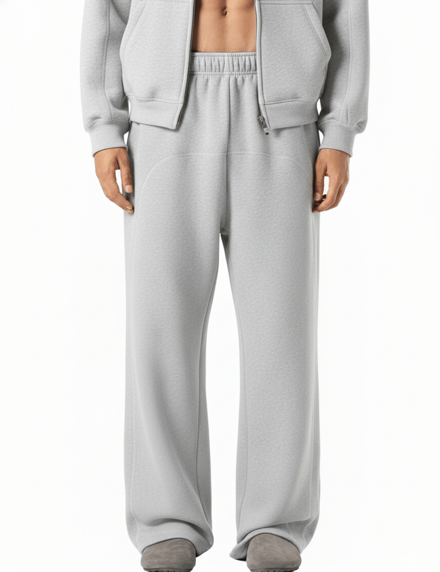  S Moon Oath | Men's Contrast-Stitched Fleece Sweatpants