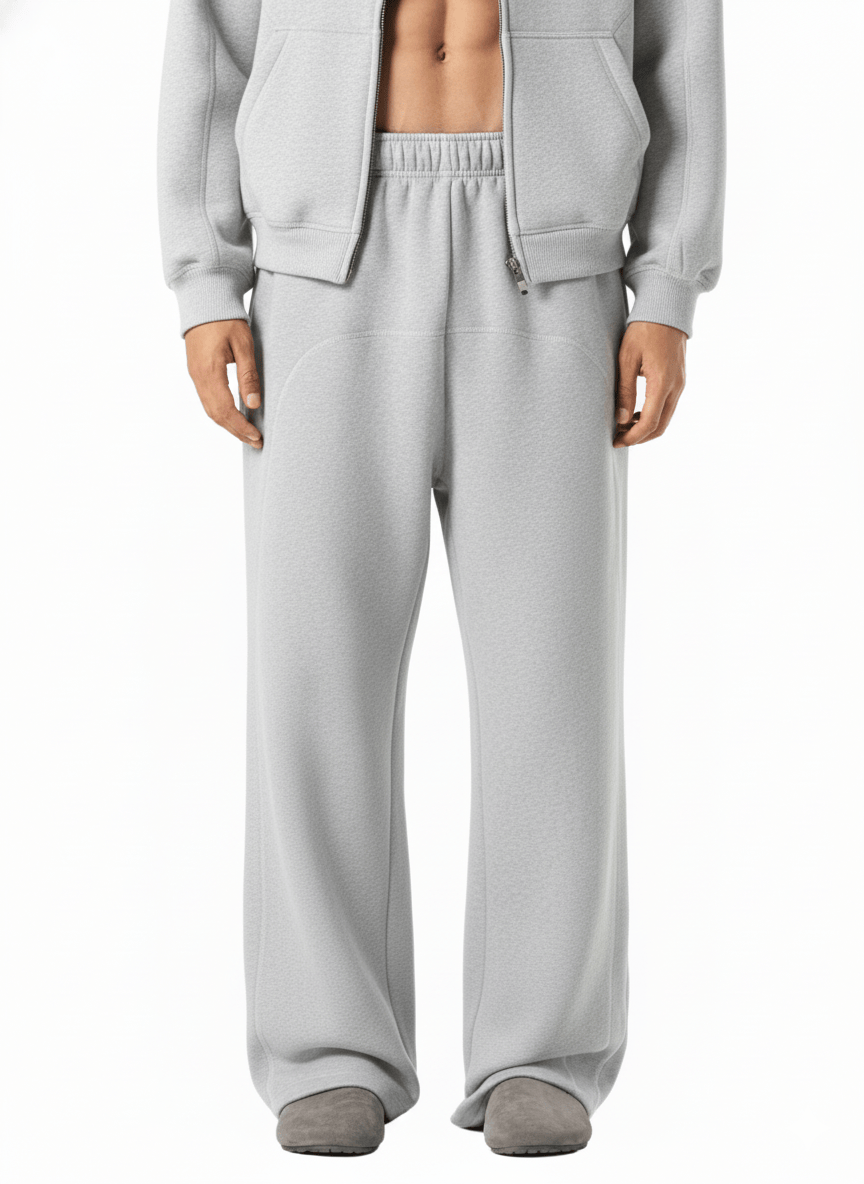  S Moon Oath | Men's Contrast-Stitched Fleece Sweatpants