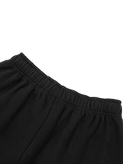 Moon Oath | Men's Contrast-Stitched Fleece Sweatpants