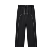 Moon Oath | Men's Contrast-Stitched Fleece Sweatpants