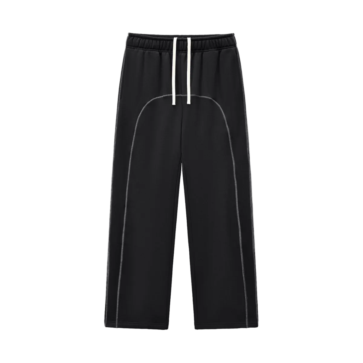 Moon Oath | Men's Contrast-Stitched Fleece Sweatpants
