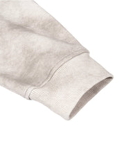 Dirty Washed Zip-Up Fleece Hoodie For Men