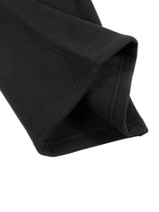 Fleece Drawstring Straight-Leg Sweatpants For Man