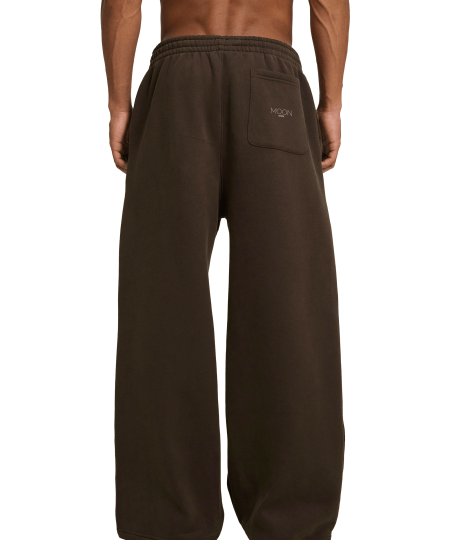  S Moon Oath | Fleece Drawstring Straight-Leg Sweatpants For Men