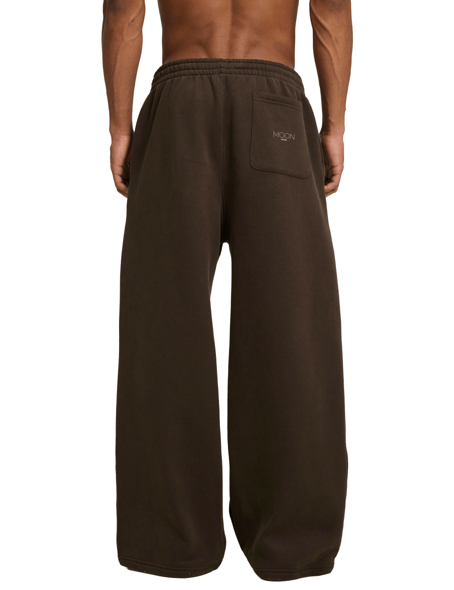  S Moon Oath | Fleece Drawstring Straight-Leg Sweatpants For Men