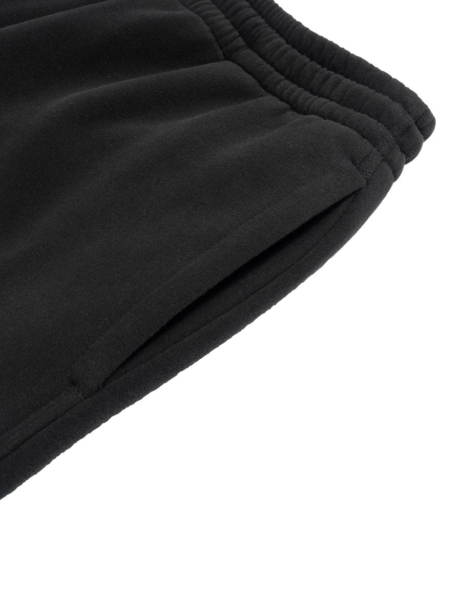 Fleece Drawstring Straight-Leg Sweatpants For Man