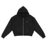 Moon Oath | Men's Fleece Zip-Up Boxy Hoodie