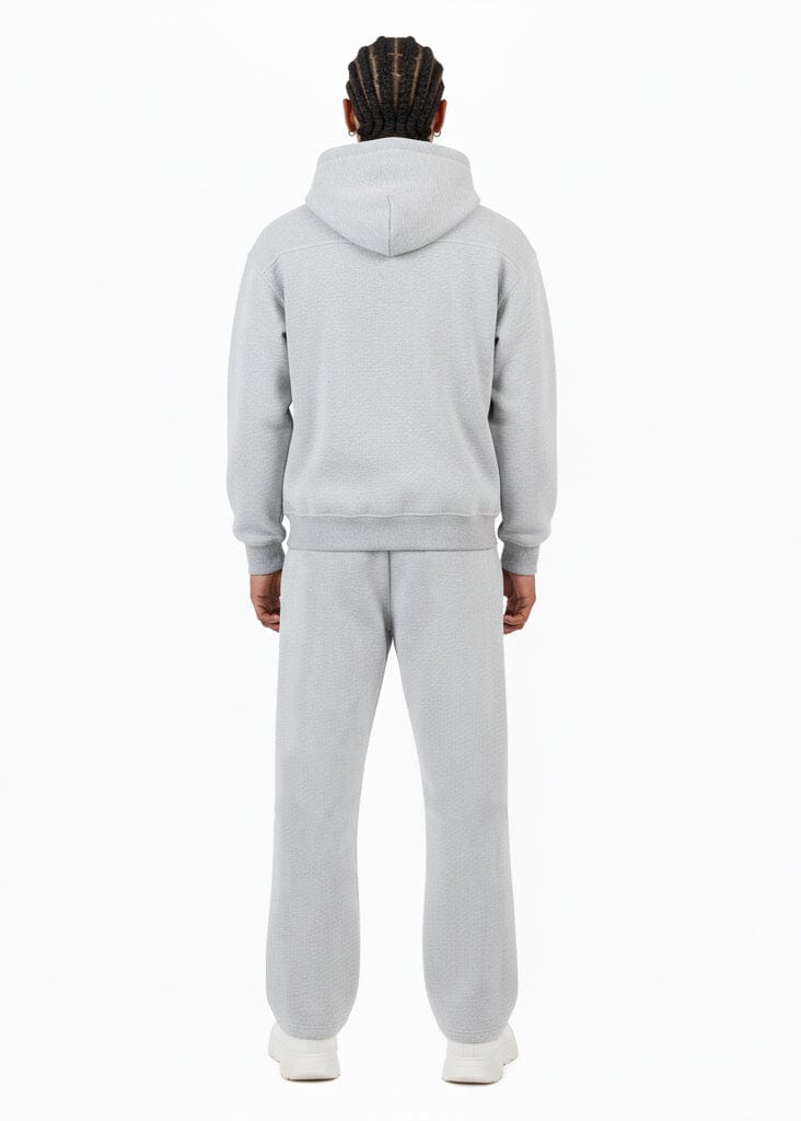 Moon Oath | Men’s Gray Contrast Fleece Set