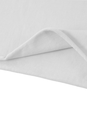 Moon Oath | Off-Shoulder Rolled Hem Cotton T-Shirt