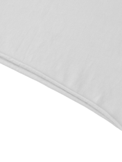 Moon Oath | Off-Shoulder Rolled Hem Cotton T-Shirt