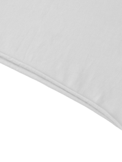 Moon Oath | Off-Shoulder Rolled Hem Cotton T-Shirt