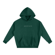 Green / S Moon Oath | Oversize Fleeced Hoodie