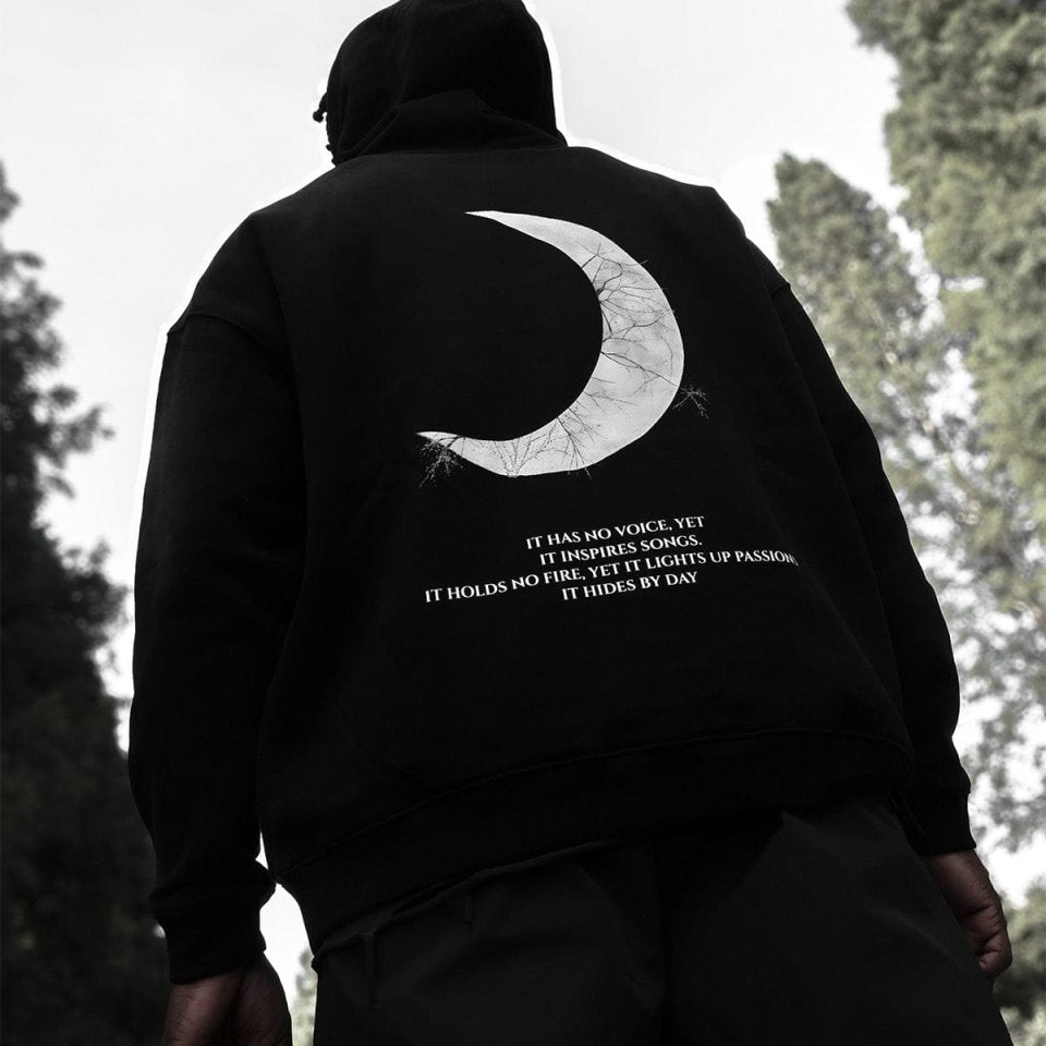 Moon Oath | Oversize Fleeced Hoodie