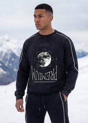 Moon Oath Premium Black Sweatshirt - TOPARADI