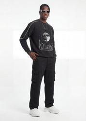 Moon Oath Premium Black Sweatshirt - TOPARADI