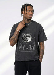 Moon Oath Premium Black Tee