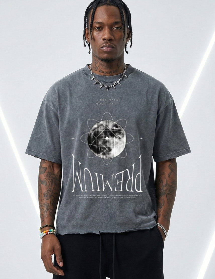  S Moon Oath Premium Gray Tee