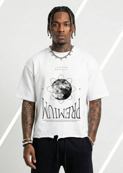 White / S Moon Oath Premium White Tee