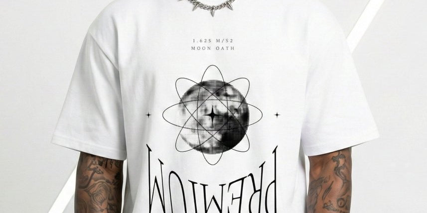  S Moon Oath Premium White Tee