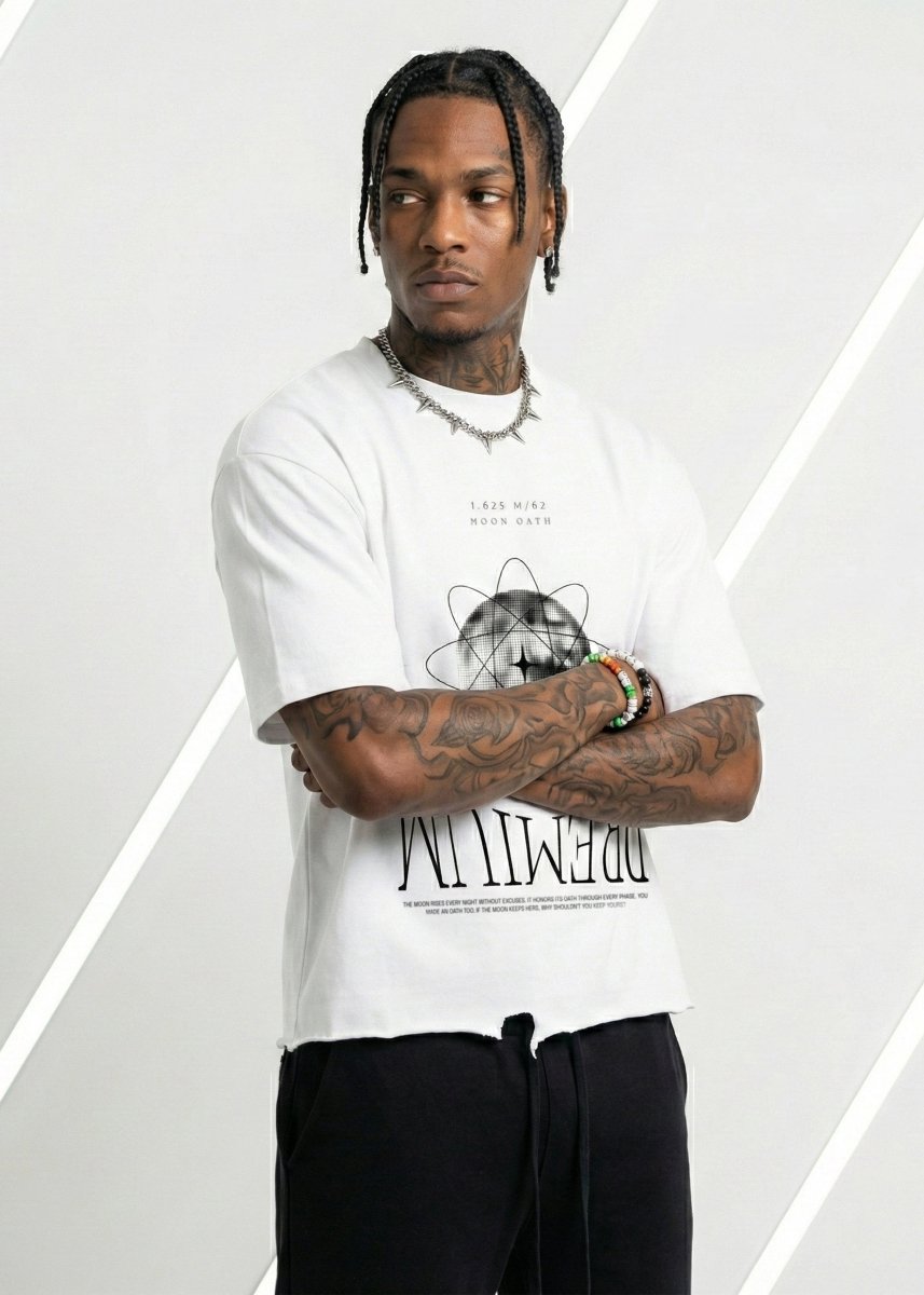 Moon Oath Premium White Tee