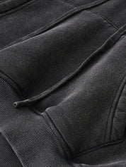 Moon Oath | Snow Washed Cropped Hoodie