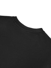 Moon Oath | Snow Washed Raw Edge Crop Top