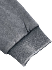 Moon Oath | Snow Washed Raw Edge Cropped Sweatshirt