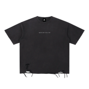 Moon Oath | Snow Washed Raw-Hem T-Shirt