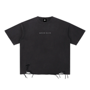 Moon Oath | Snow Washed Raw-Hem T-Shirt