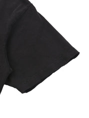 Moon Oath | Snow Washed Raw-Hem T-Shirt