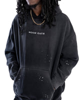 Moon Oath | Vintage Frayed Fleece Hoodie