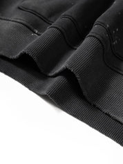 Moon Oath | Vintage Frayed Fleece Hoodie