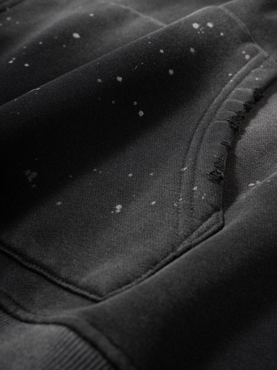 Moon Oath | Vintage Frayed Fleece Hoodie