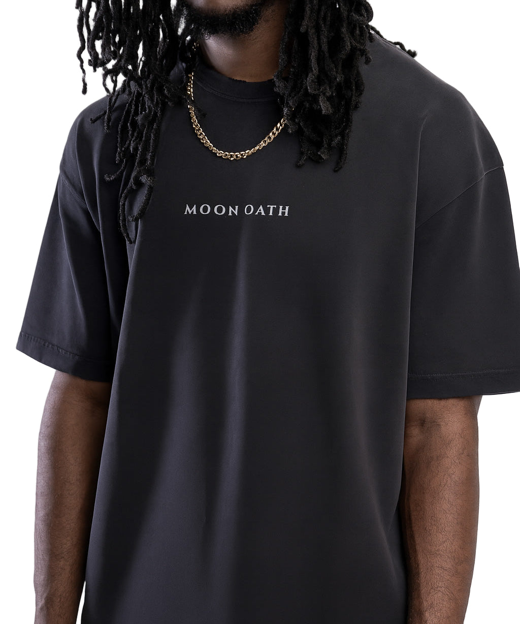  S Moon Oath | Vintage Hand-Frayed Tee