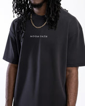 Black / S Moon Oath | Vintage Hand-Frayed Tee