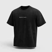 Black / S Moon Oath | Vintage Hand-Frayed Tee