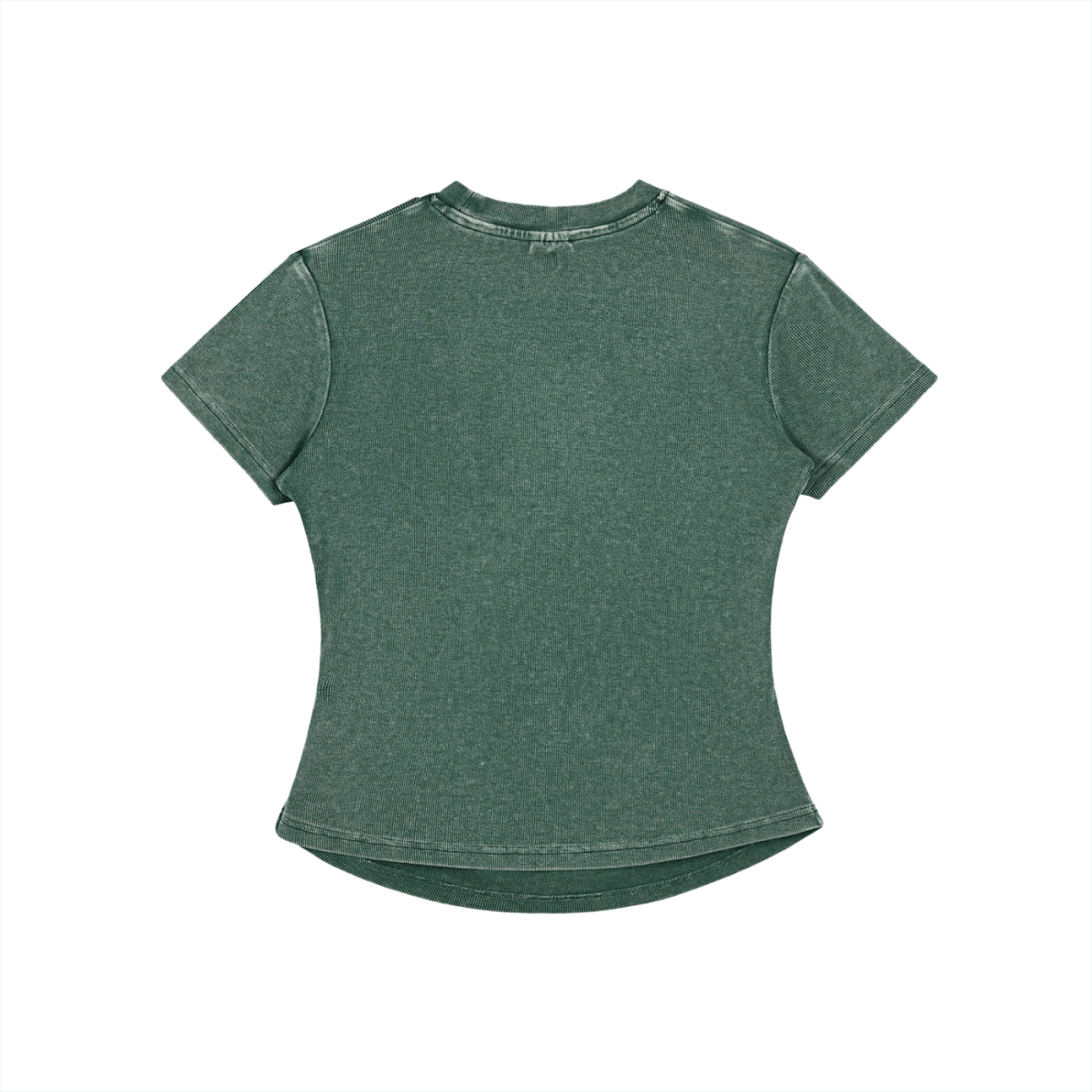 Moon Oath | Vintaged-Wash Bodycon Cotton T-Shirt