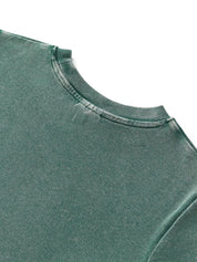 Moon Oath | Vintaged-Wash Bodycon Cotton T-Shirt