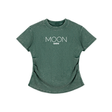 Moon Oath | Vintaged-Wash Bodycon Cotton T-Shirt